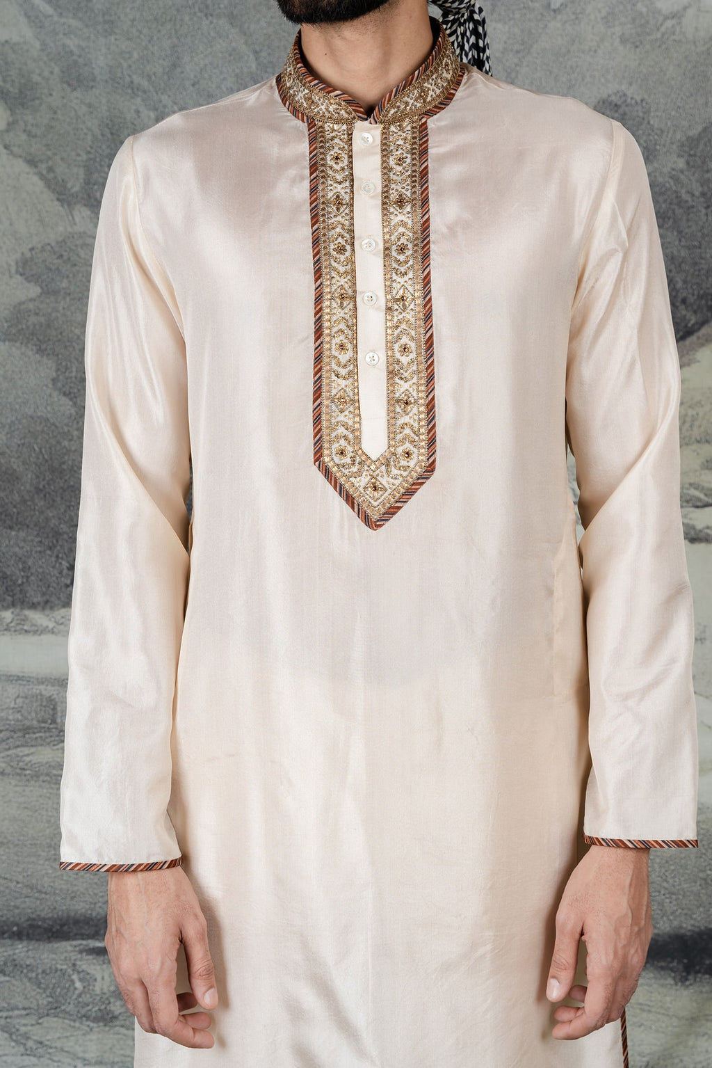 Blush Ivory Kurta Set | BARODA