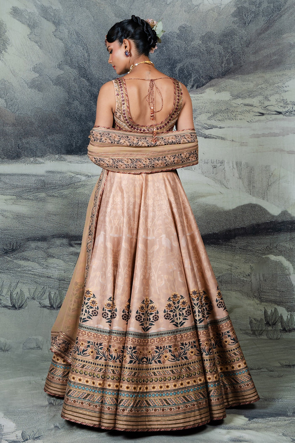 Blush Ivory Skirt Set | BARODA