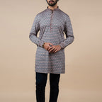 Blush Nugrey Printed Kurta | PANJ