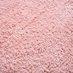Blush Pink Pom Pom Pure Cotton Anti Slip Floor Mat 88x47cm