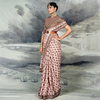 Blush Pink Saree Set | CHAR