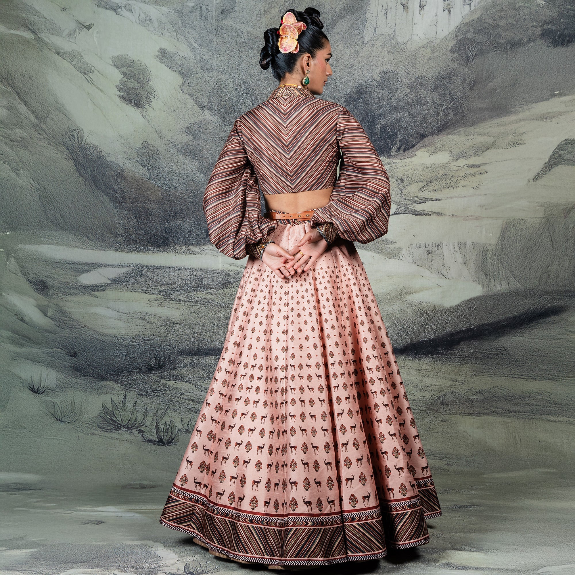 Blush Pink Skirt Set | CHAR