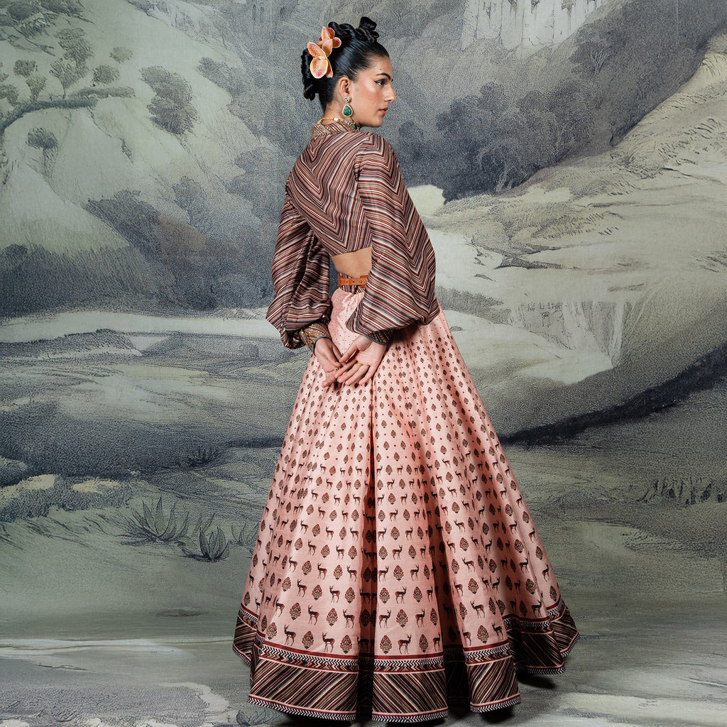 Blush Pink Skirt Set | CHAR