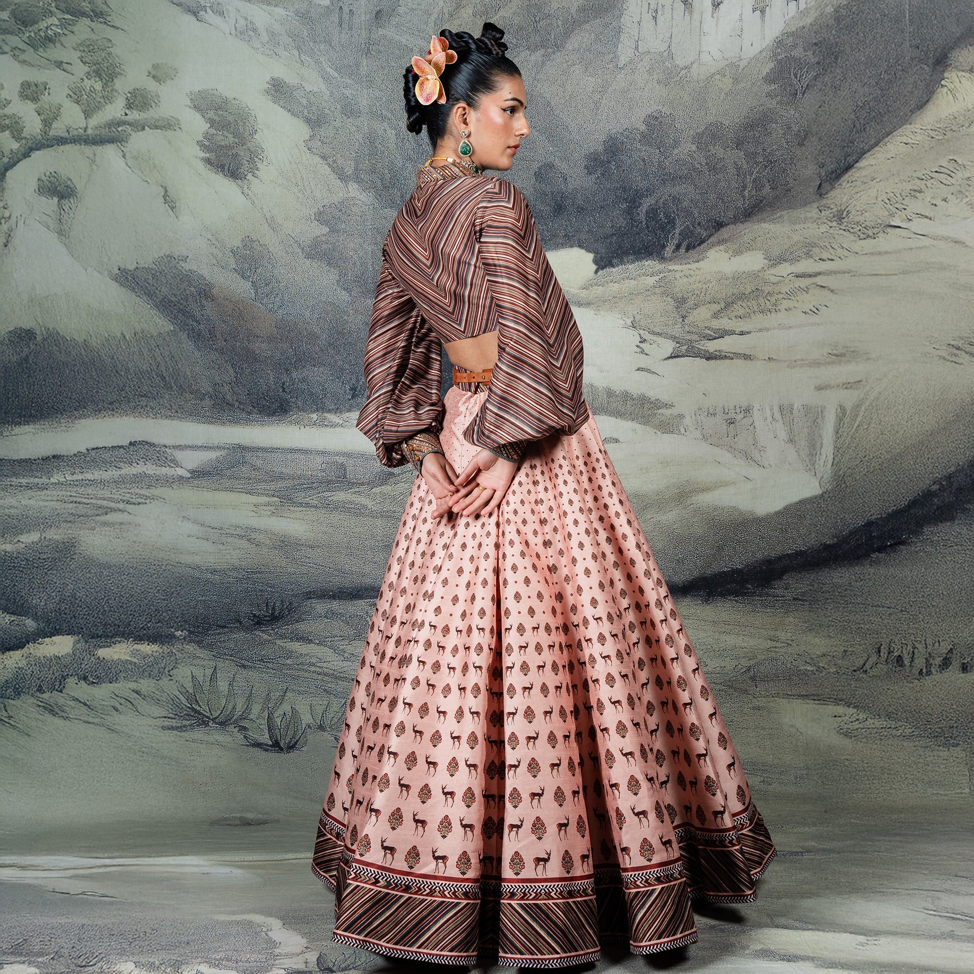 Blush Pink Skirt Set | CHAR