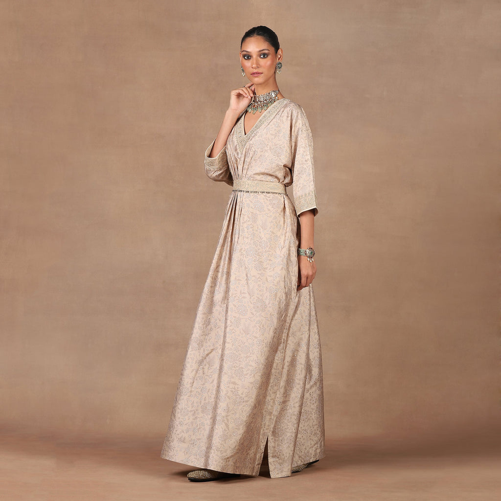 Blush Ivory Kaftan Set | MURAQQA