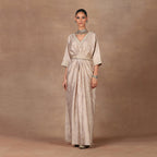 Blush Ivory Kaftan Set | MURAQQA