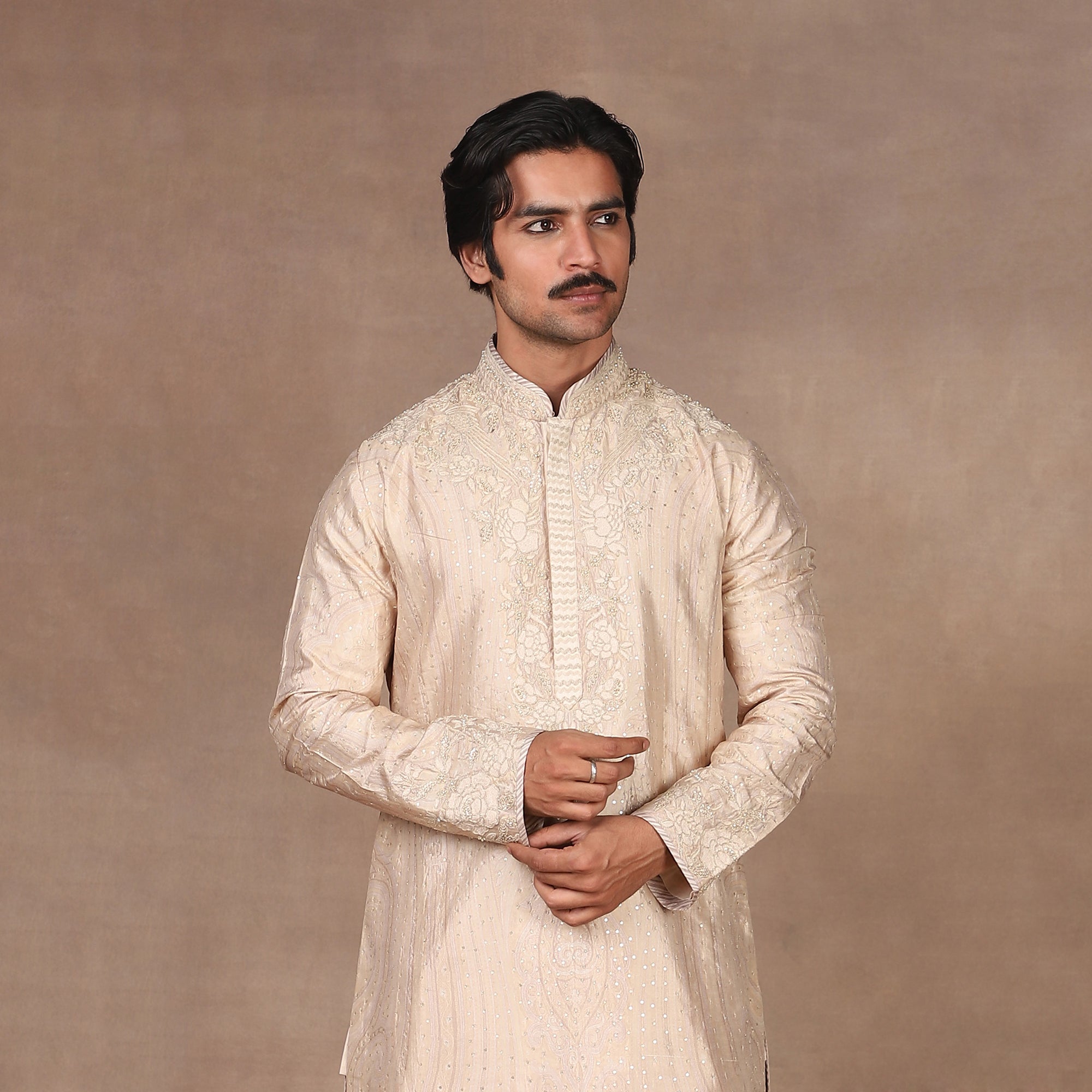 Blush Ivory Kurta Set | MURAQQA