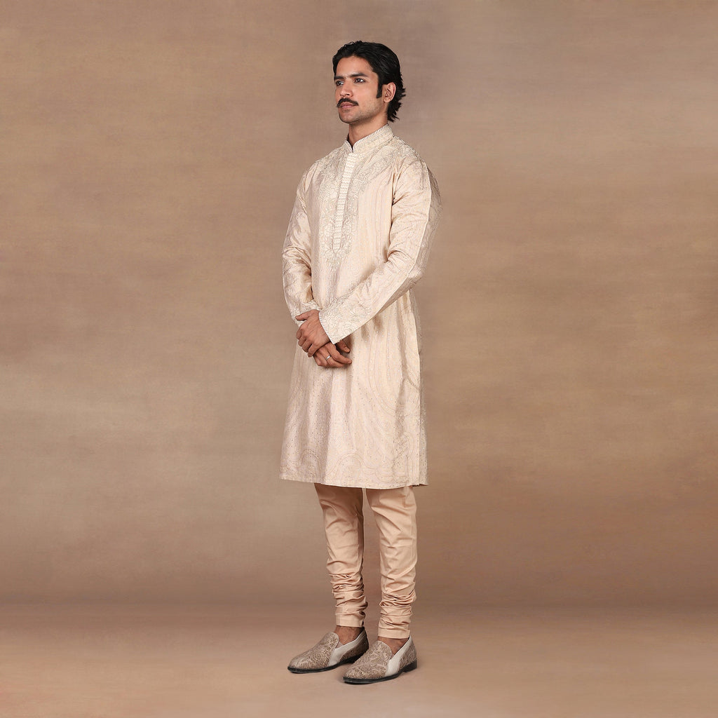 Blush Ivory Kurta Set | MURAQQA