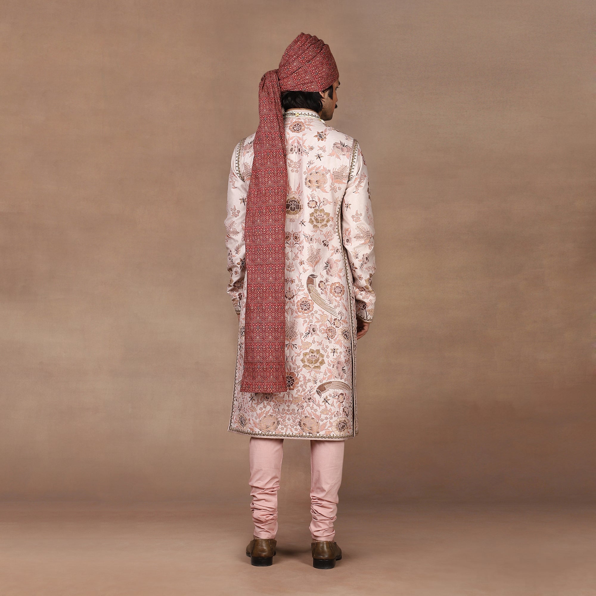 Blush Ivory Sherwani Set | MURAQQA