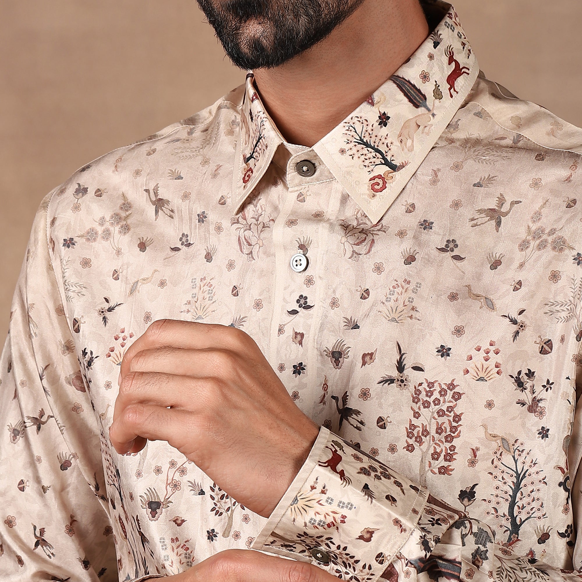 Blush Ivory Shirt | MURAQQA