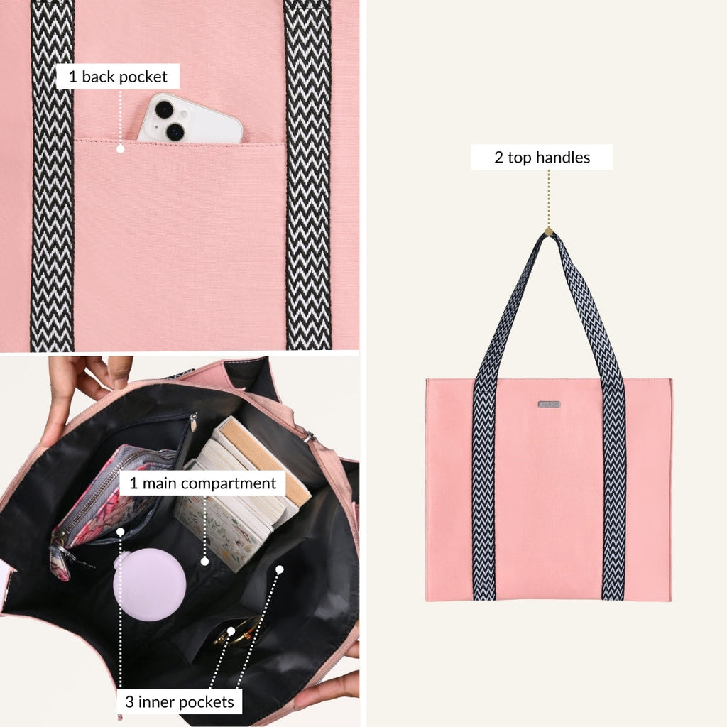 Boho Blush Everyday Tote