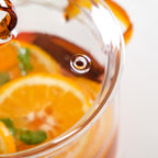 Borosilicate Cooking Pot With Amber Handles 1600ml