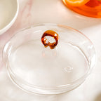 Borosilicate Cooking Pot With Amber Handles 1600ml