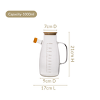 Borosilicate Glass Kitchen Oil Dispenser 1000ml