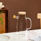 Borosilicate Glass Kitchen Oil Dispenser 1000ml
