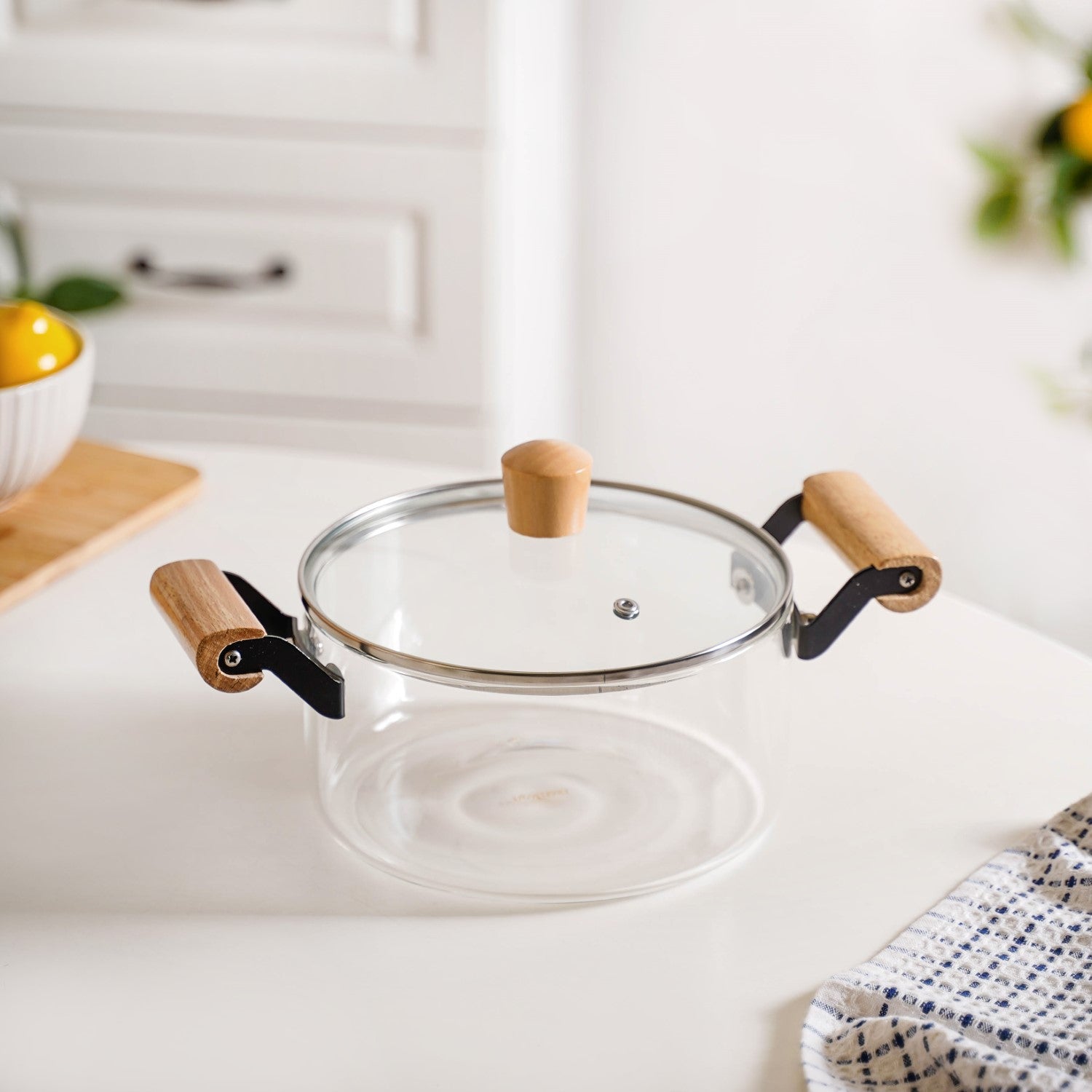 Borosilicate Glass Simmer Pot 2500ml