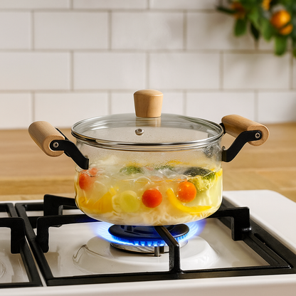 Borosilicate Glass Simmer Pot 2500ml