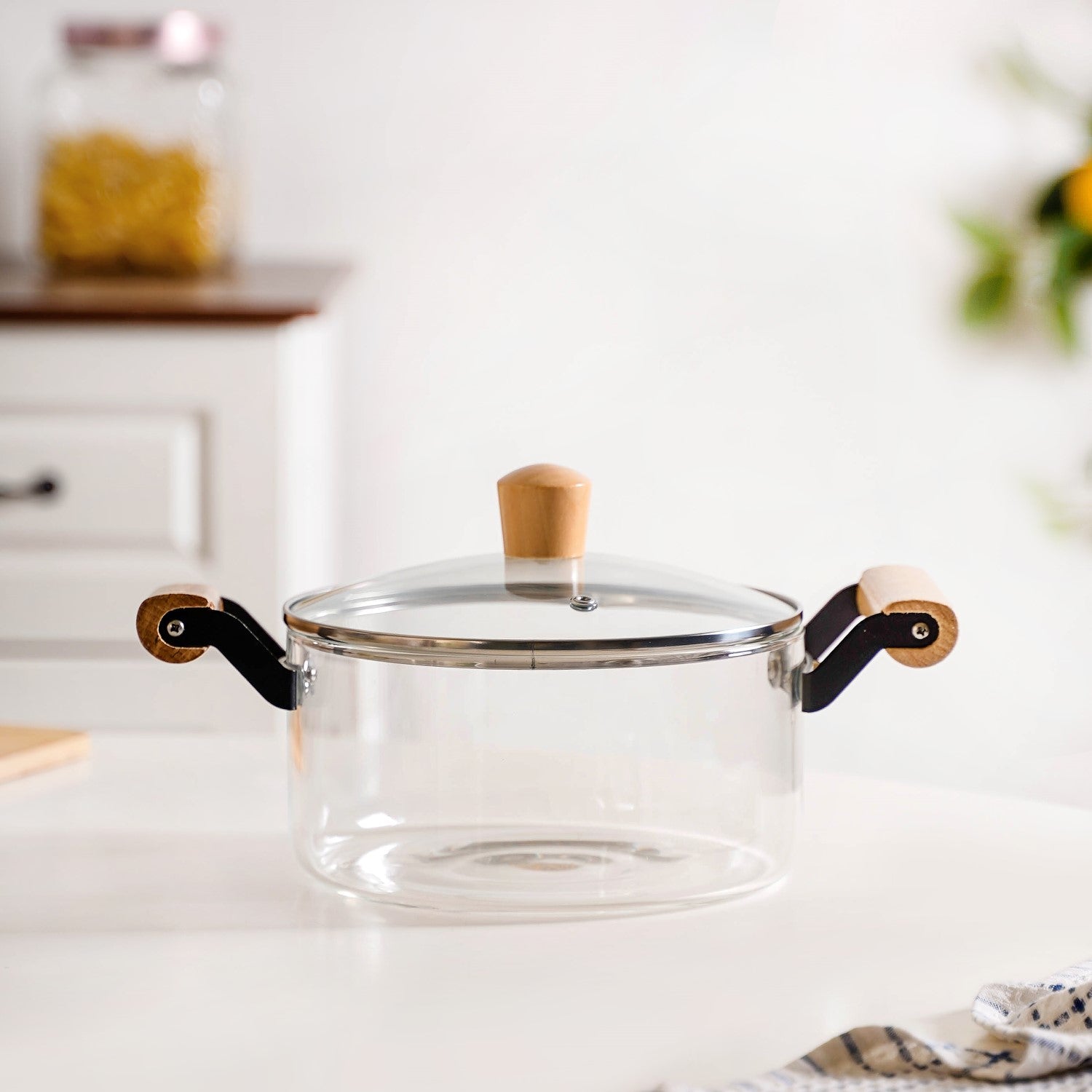 Borosilicate Glass Simmer Pot 2500ml