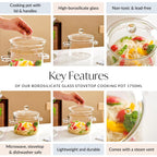 Glass Cooking Pot 1750ml