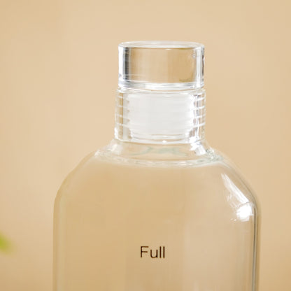 Borosilicate Glass Water Bottle 1050ml
