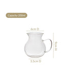 Borosilicate Milk And Creamer Pots Set Of 6 200ml