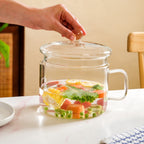 Borosilicate Multipurpose Glass Cooking Pot 2100ml