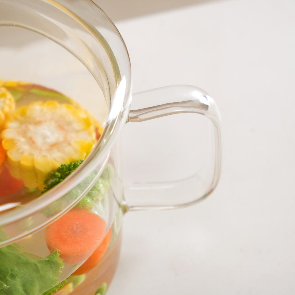 Borosilicate Multipurpose Glass Cooking Pot 2100ml