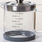 Borosilicate Glass Oil Pot With Strainer 1000ml