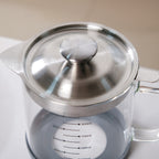 Borosilicate Glass Oil Pot With Strainer 1000ml