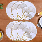 Botanical Gold Placemats Set Of 6