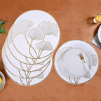 Botanical Gold Placemats Set Of 6