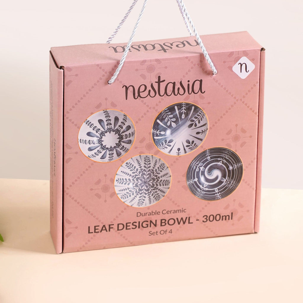 Botanical Mediterranean Bowl Set Of 4 300ml