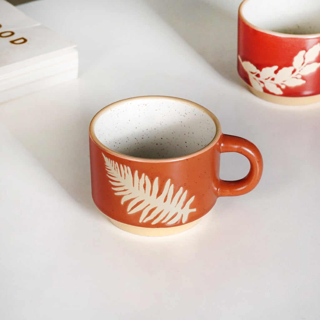 Botanical Stackable Cup Set Of 4 Autumn Edition 145ml