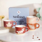 Botanical Stackable Cup Set Of 4 Autumn Edition 145ml
