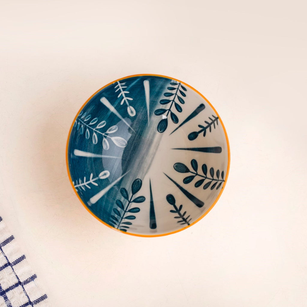 Botanical Mediterranean Bowl Set Of 4 300ml