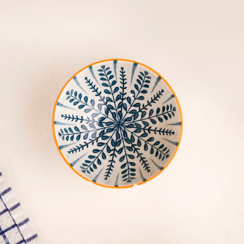 Botanical Mediterranean Bowl Set Of 4 300ml