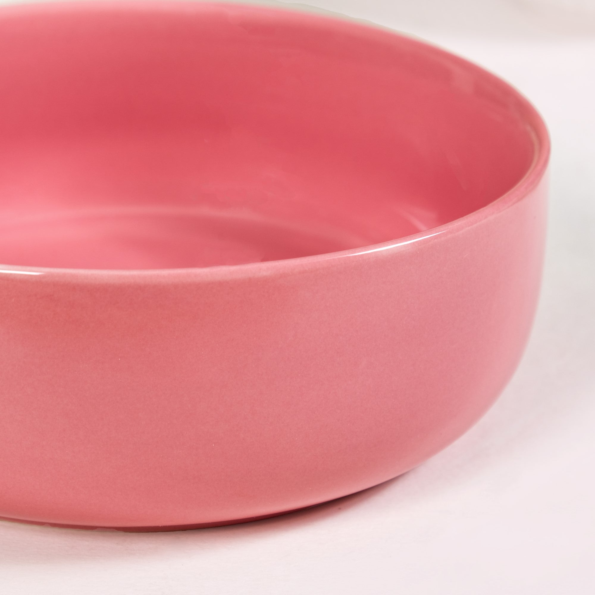 Bowl With Handle Pink 700ml