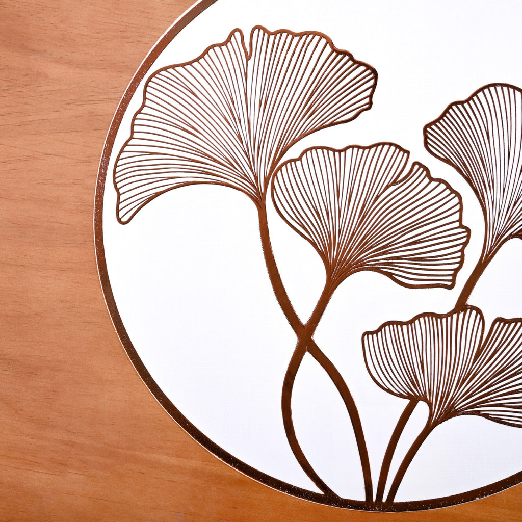 Bronze Ginkgo Table Mats Set Of 6