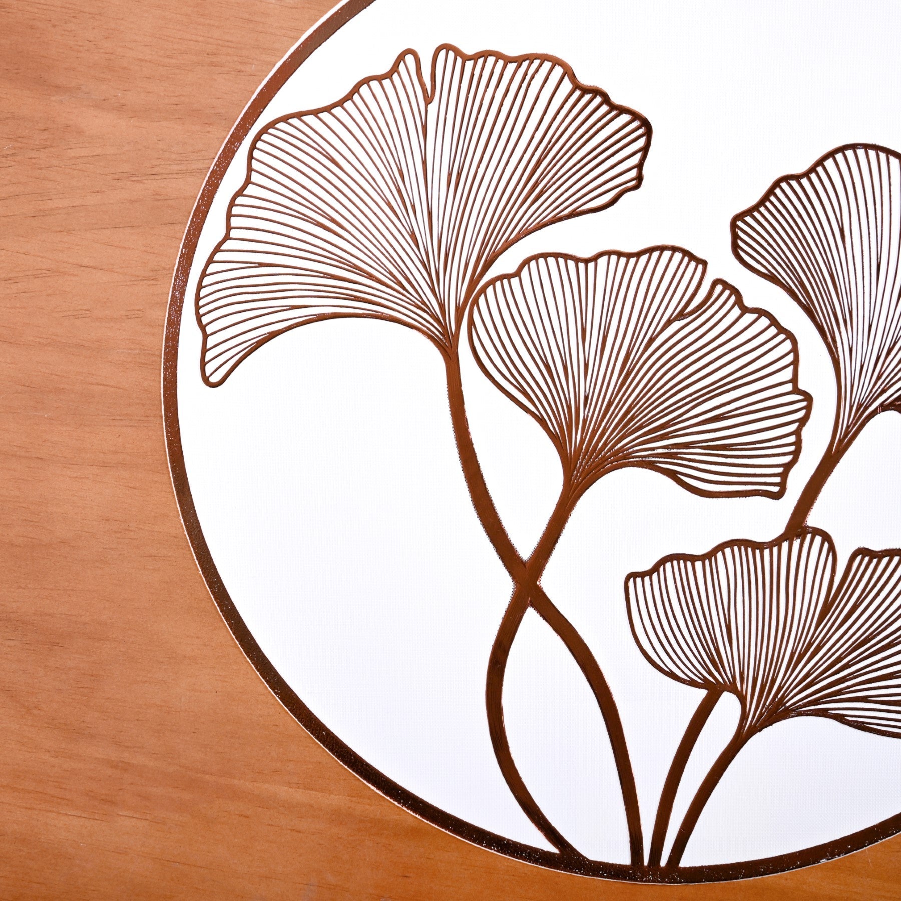 Bronze Ginkgo Table Mats Set Of 6