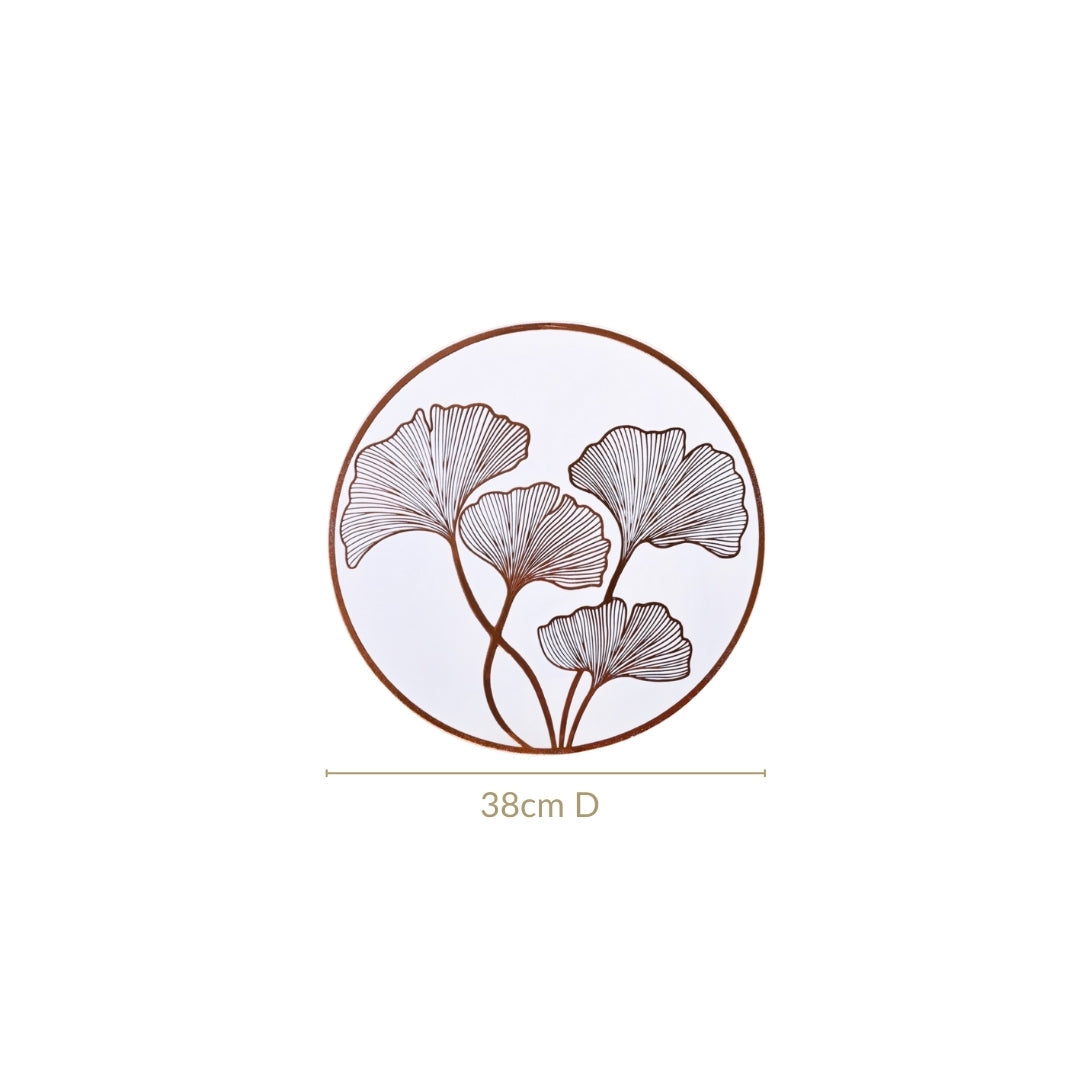 Bronze Ginkgo Table Mats Set Of 6