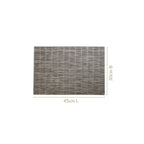 Brown Novelty Checks Placemat Set Of 6