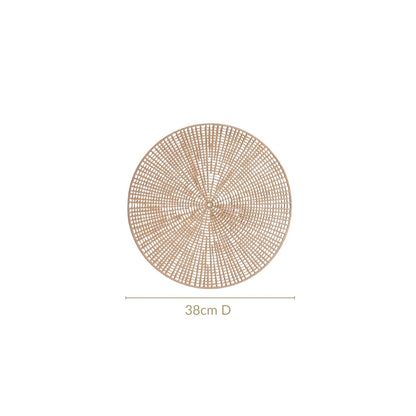Brown Web Style Placemats Set Of 6