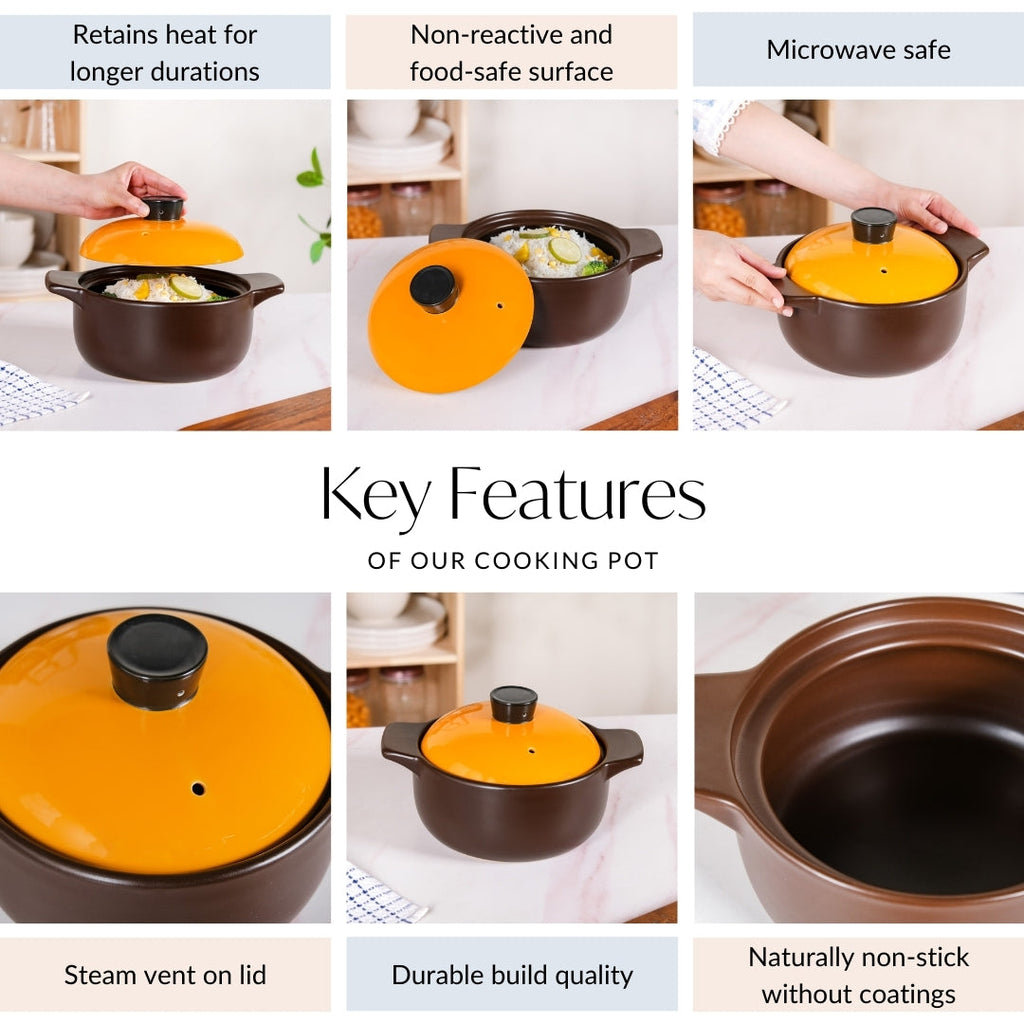 Clementine Japanese Cooking Pot 2200ml