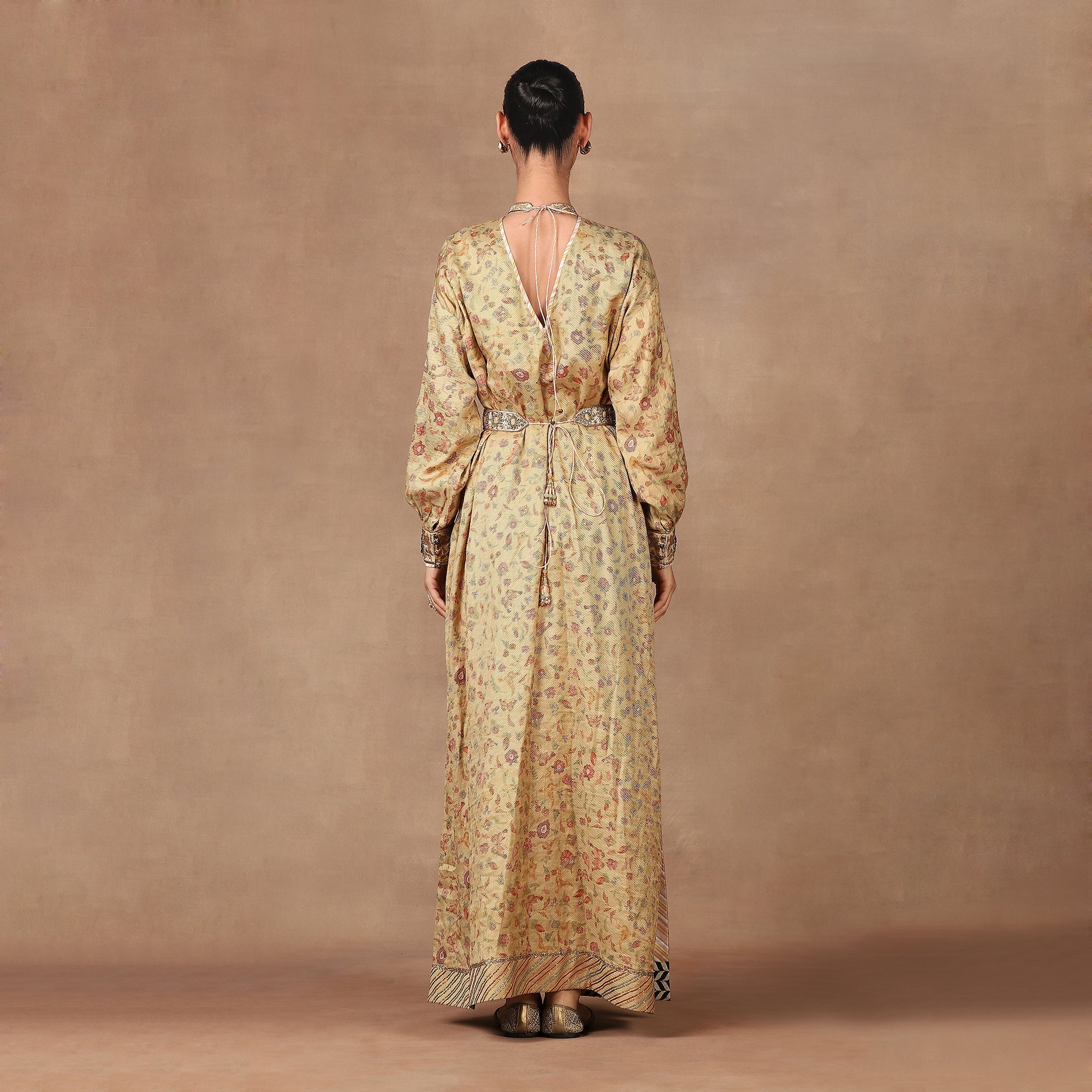 Butter Yellow Kaftan Set | MURAQQA