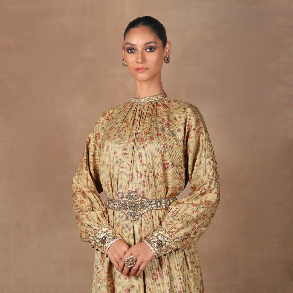 Butter Yellow Kaftan Set | MURAQQA