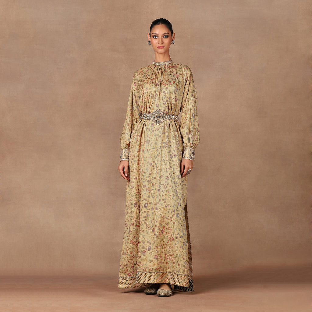 Butter Yellow Kaftan Set | MURAQQA