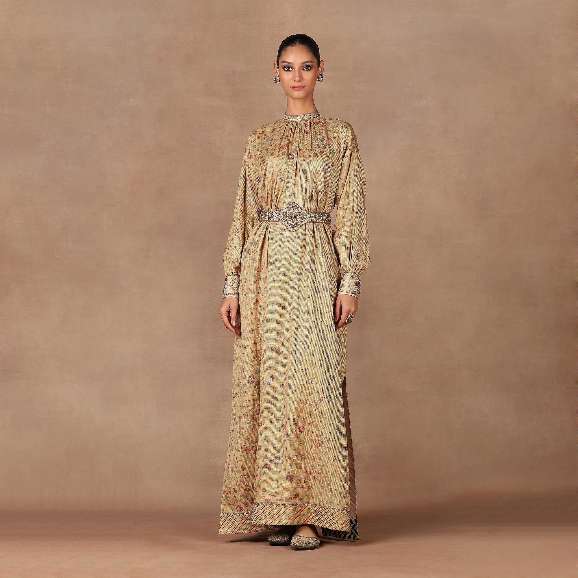 Butter Yellow Kaftan Set | MURAQQA