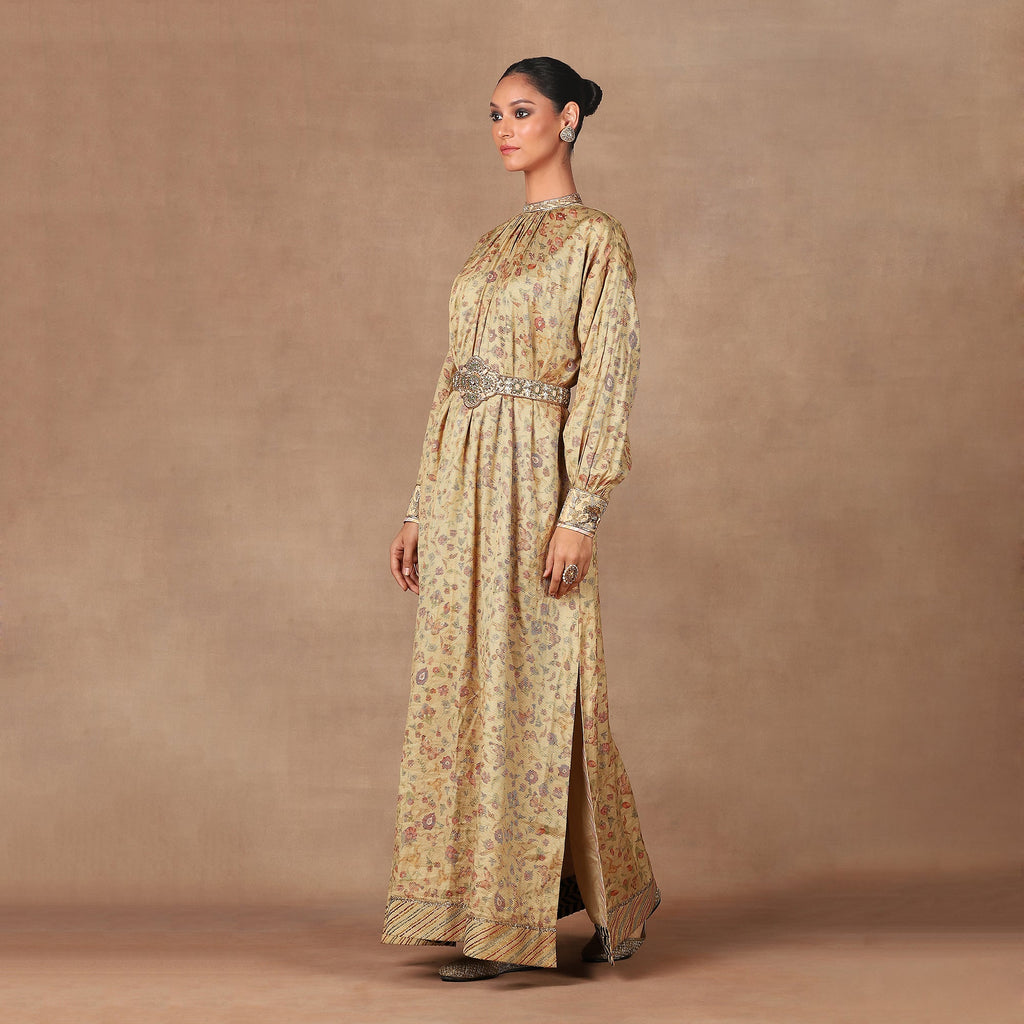 Butter Yellow Kaftan Set | MURAQQA