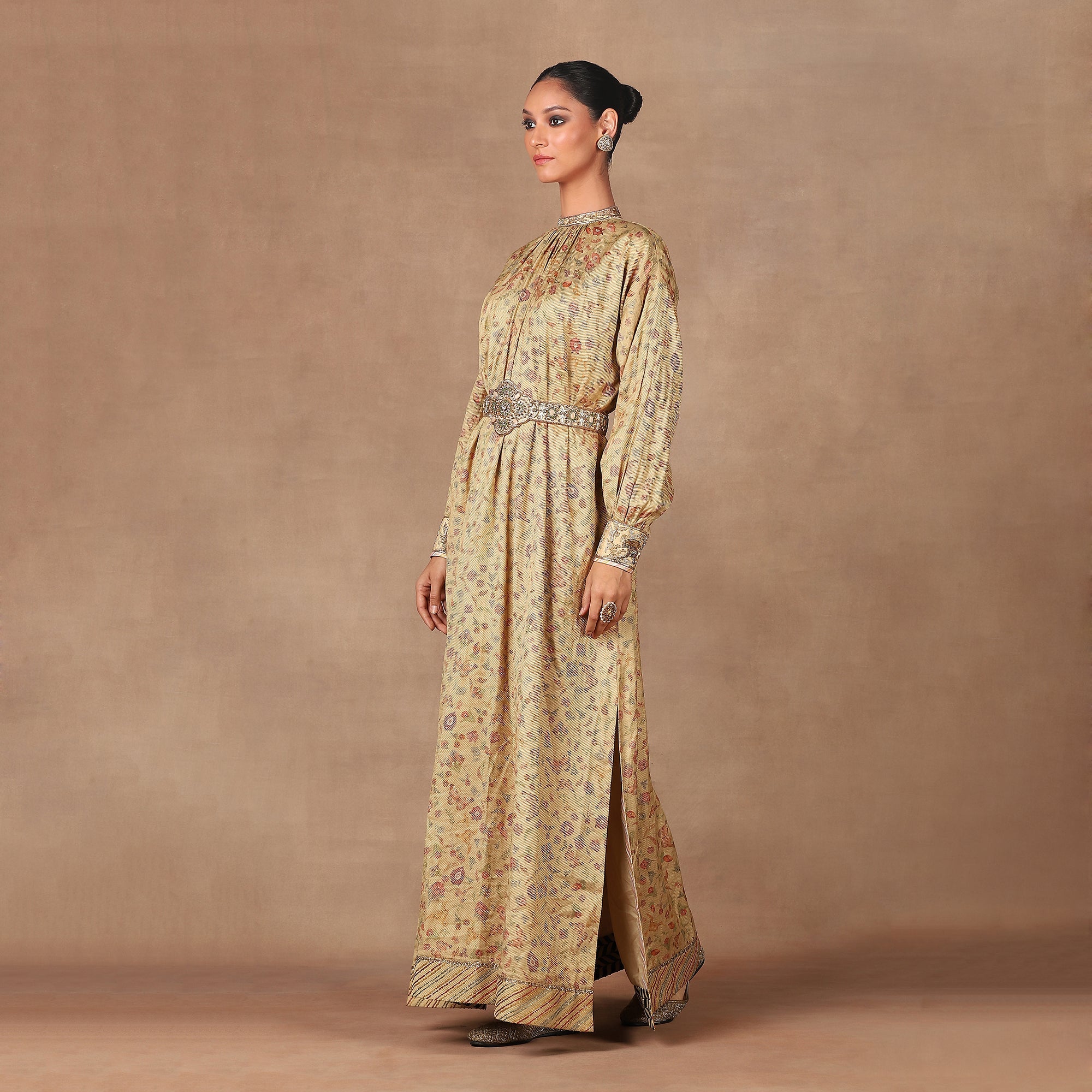 Butter Yellow Kaftan Set | MURAQQA