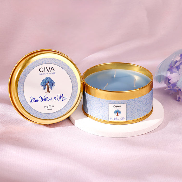 Blue Willow Candle